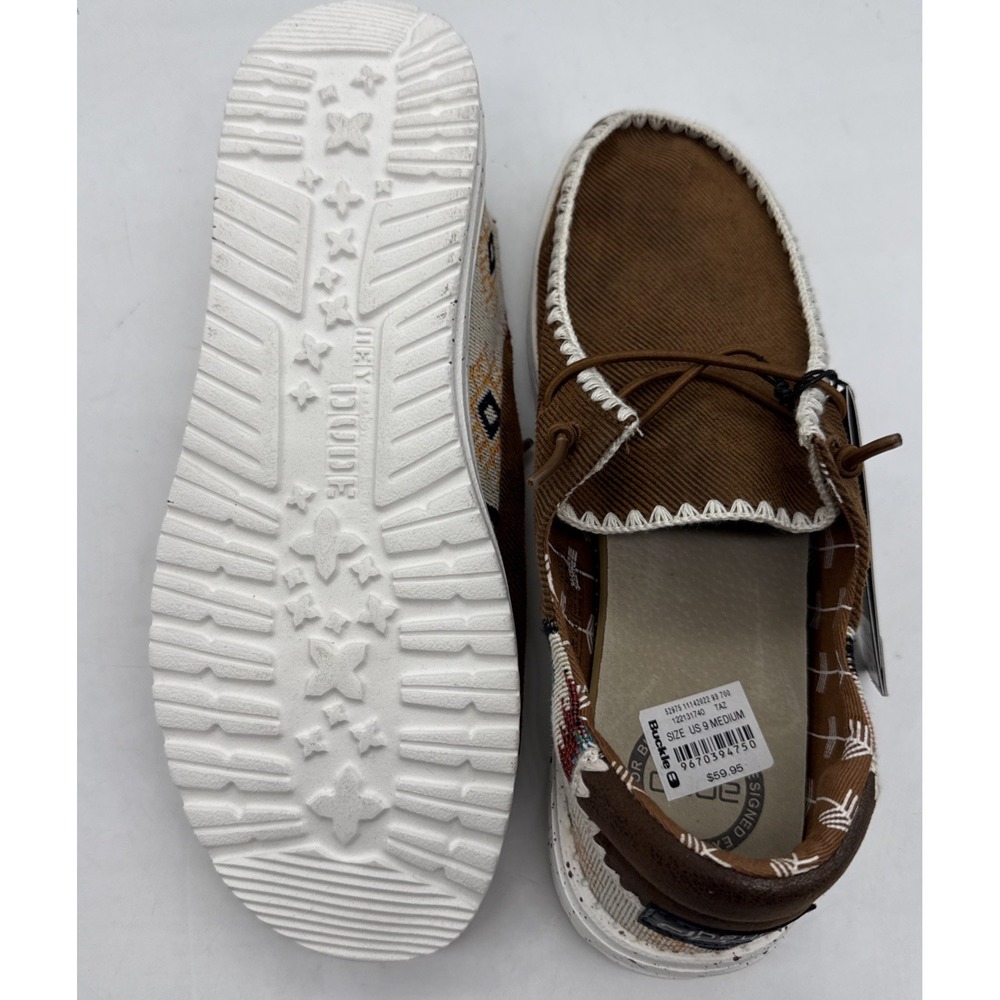 Hey Dude Wendy Aztec Southwestern Buckle Exclusive Women's Size 9 Loafers New - Picture 7 of 7